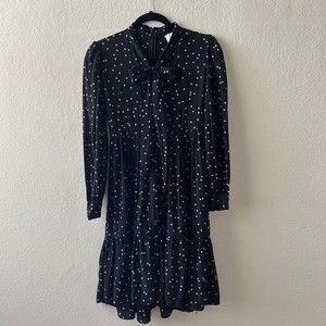 Kate Spade Black Polka Dot Mini Dress